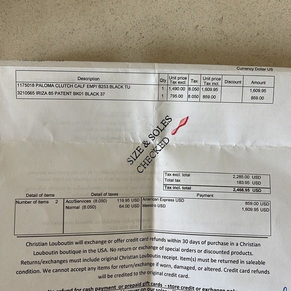 CHRISTIAN LOUBOUTIN Black Studded Crossbody Bag - Picture 13 of 13